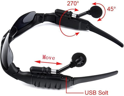 Smart Bluetooth Sunglasses – Polarized UV Protection Wireless Audio Glasses