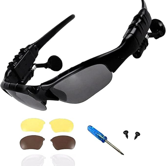Smart Bluetooth Sunglasses – Polarized UV Protection Wireless Audio Glasses