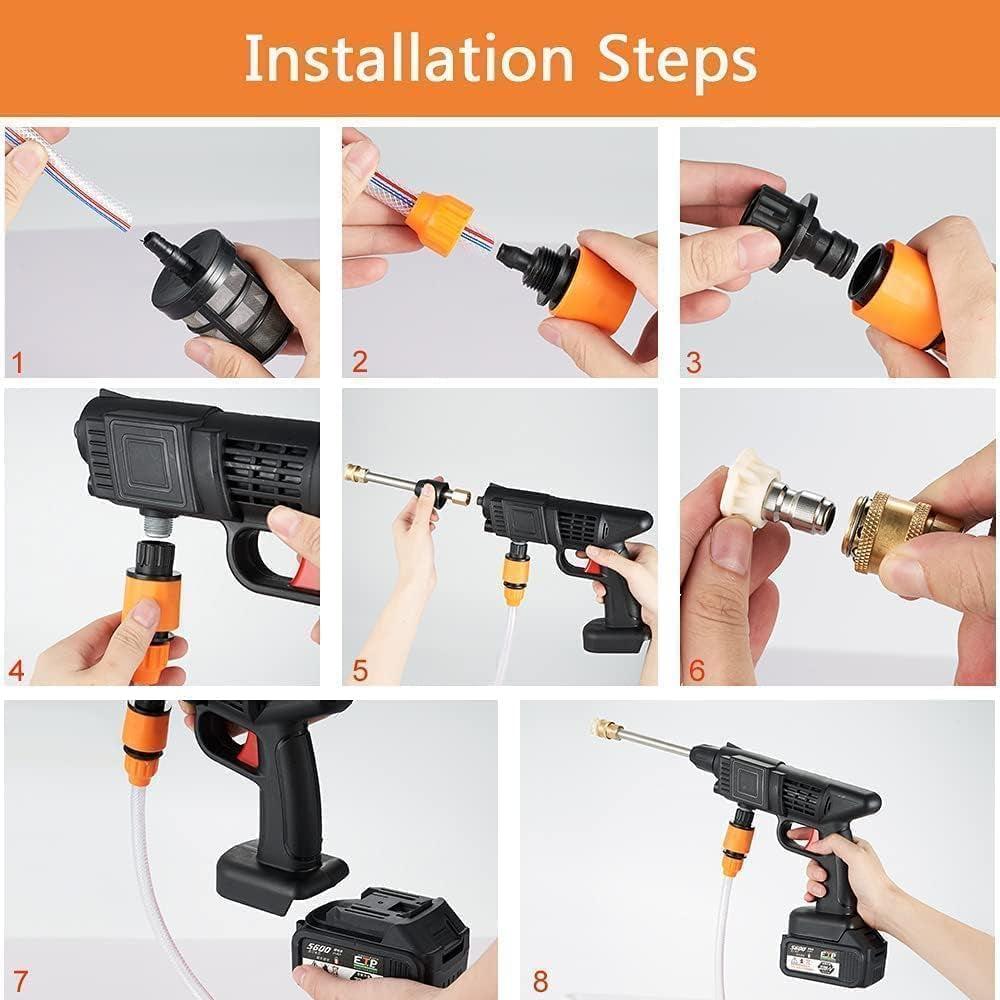High Pressure Water Cleaning Gun