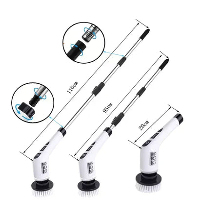 9 in 1 Cleaning Brush Spin Scrubber