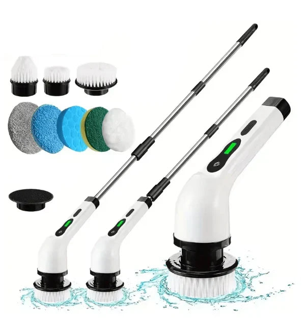 9 in 1 Cleaning Brush Spin Scrubber