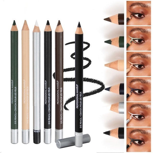 Wooden Waterproof Long-Lasting Hard Eyeliner