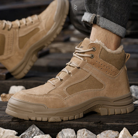 Men's Steel Toe Cap Safety Shoes – Slip-Resistant & Lightweight
