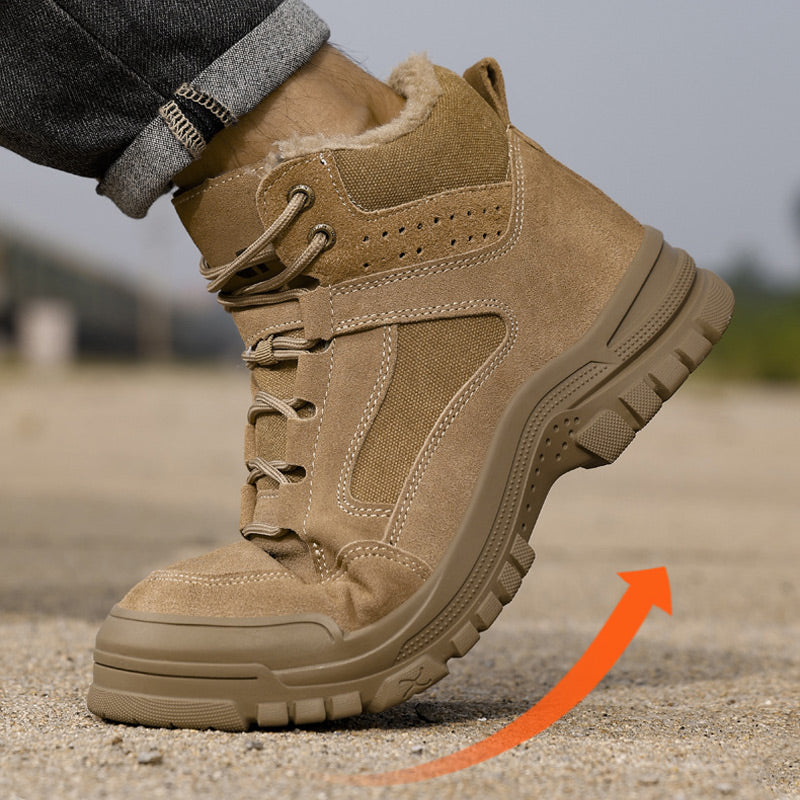 Men's Steel Toe Cap Safety Shoes – Slip-Resistant & Lightweight