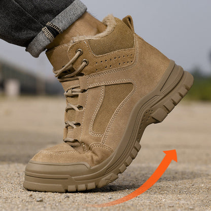 Men's Steel Toe Cap Safety Shoes – Slip-Resistant & Lightweight