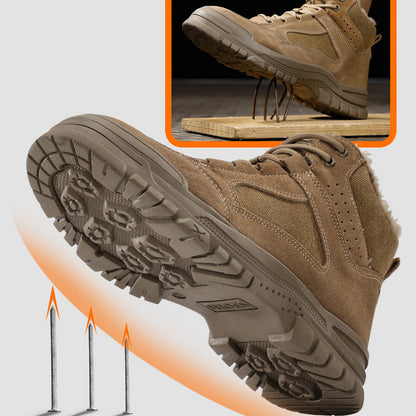 Men's Steel Toe Cap Safety Shoes – Slip-Resistant & Lightweight