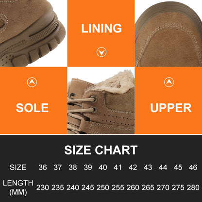 Men's Steel Toe Cap Safety Shoes – Slip-Resistant & Lightweight