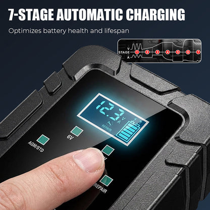 1.5A 6V 12V Automatic Battery Charger