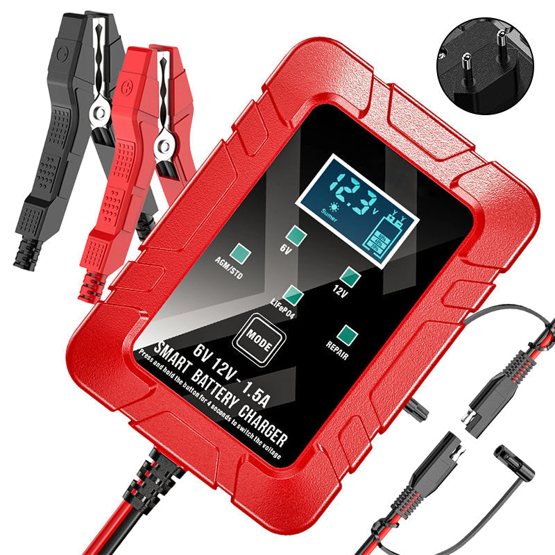 1.5A 6V 12V Automatic Battery Charger