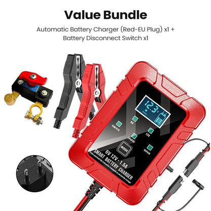 1.5A 6V 12V Automatic Battery Charger