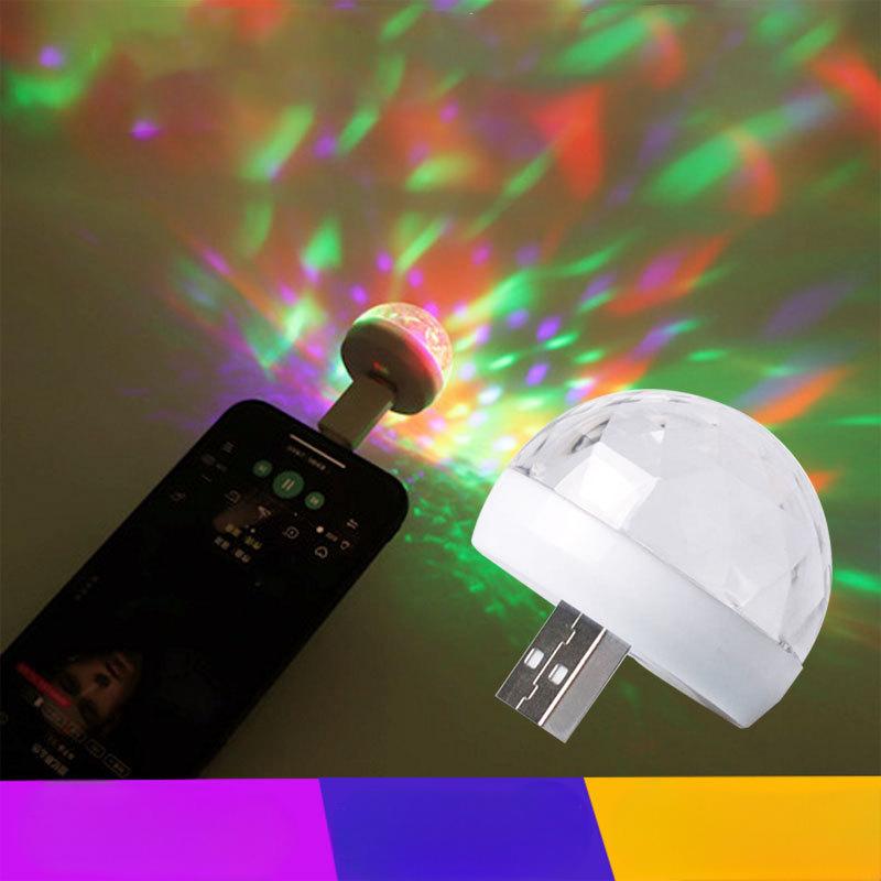 Portable USB RGB Effect Party Light
