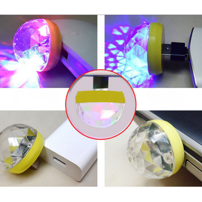Portable USB RGB Effect Party Light