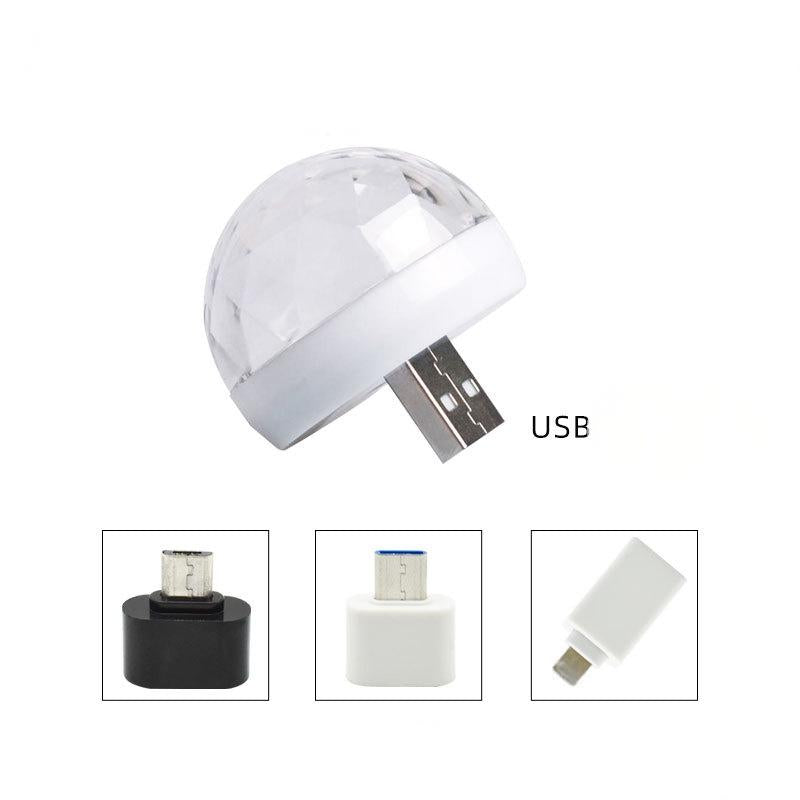Portable USB RGB Effect Party Light