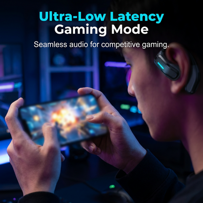 Open-Ear Bone Conduction Gaming Earphone